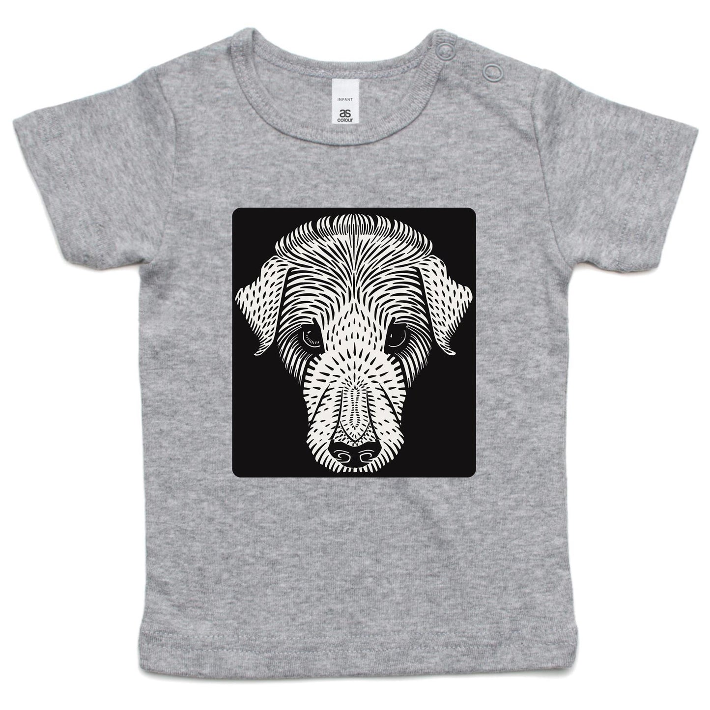 Dog's Head by Julie de Graag - Infant Tee