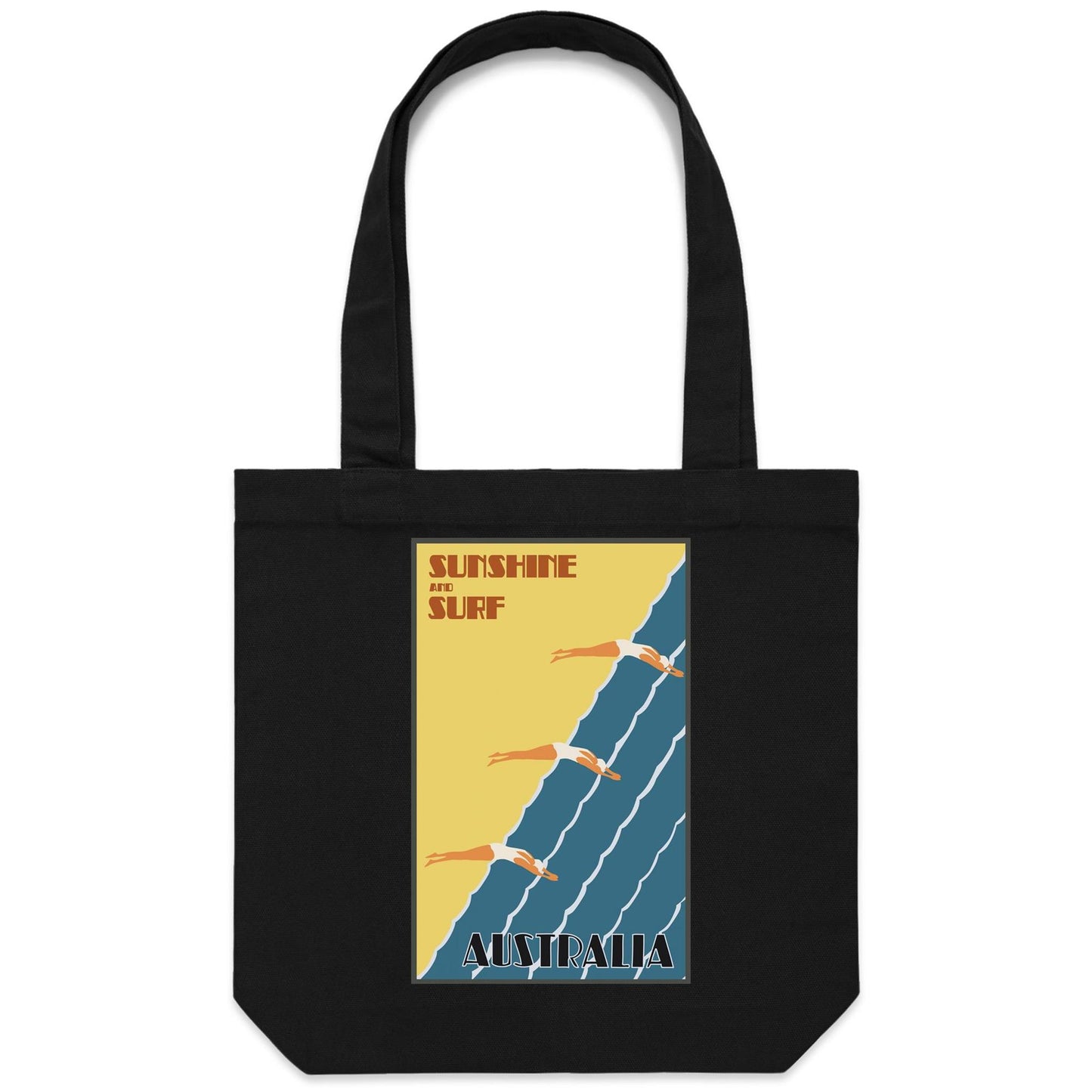 Sunshine & Surf Australia - Canvas Tote Bag