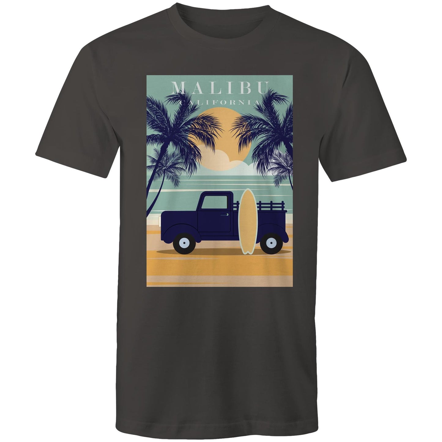 Malibu California - Mens T-Shirt