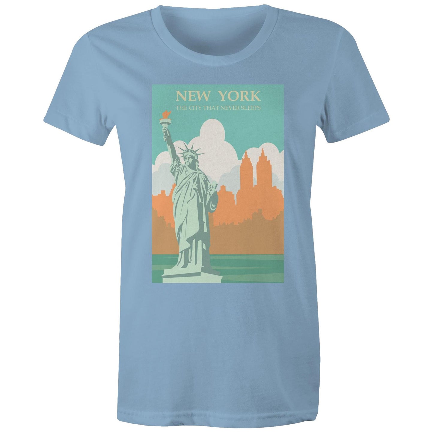 New York The City That Never Sleeps - Women's Tee