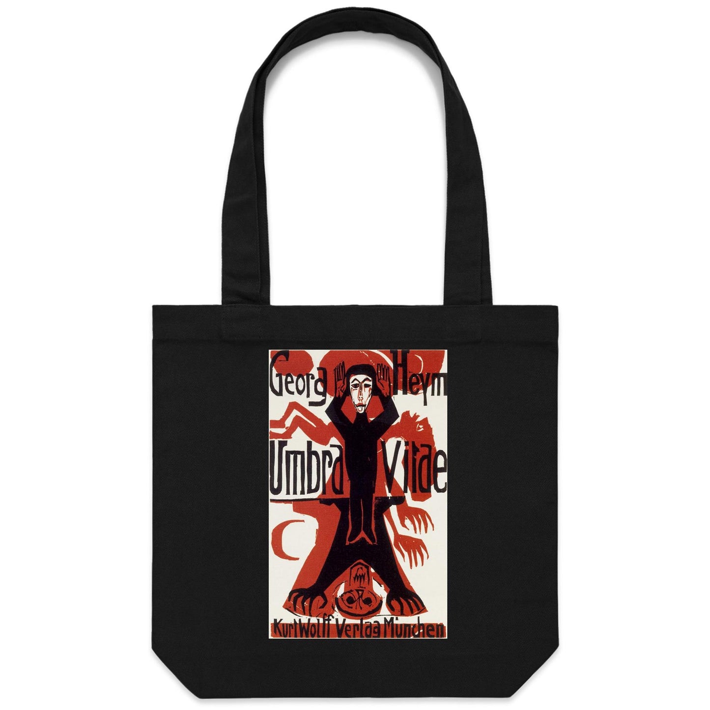 Shadow of Life by Ernst Ludwig Kirchner & Kurt Wolff - Canvas Tote Bag