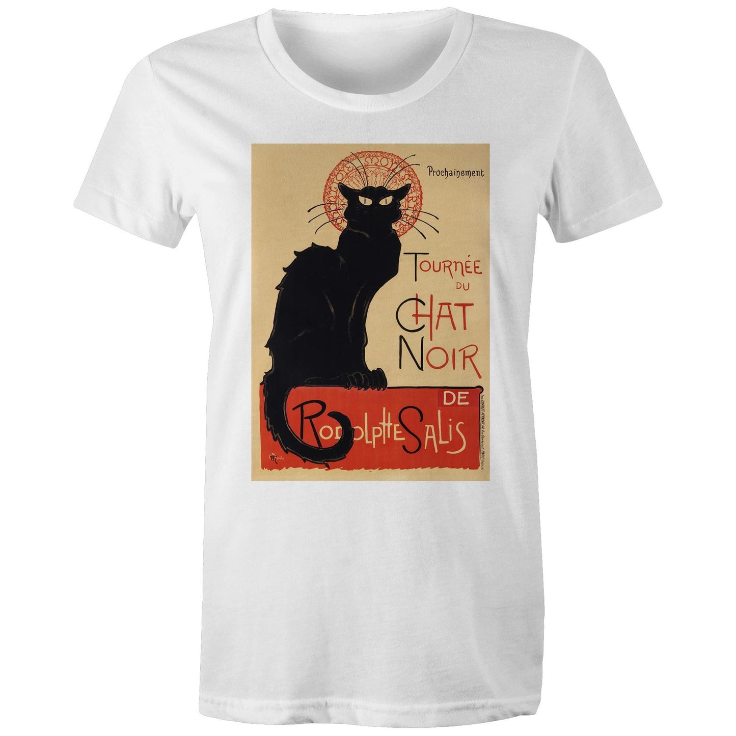 Tournée du Chat Noir by Théophile Alexandre Steinlen - Women's Tee