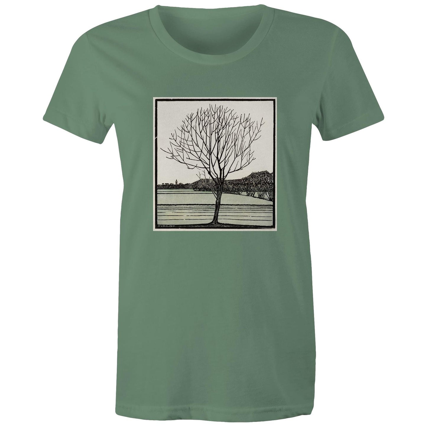 Bald Tree by Julie de Graag - Women's Tee