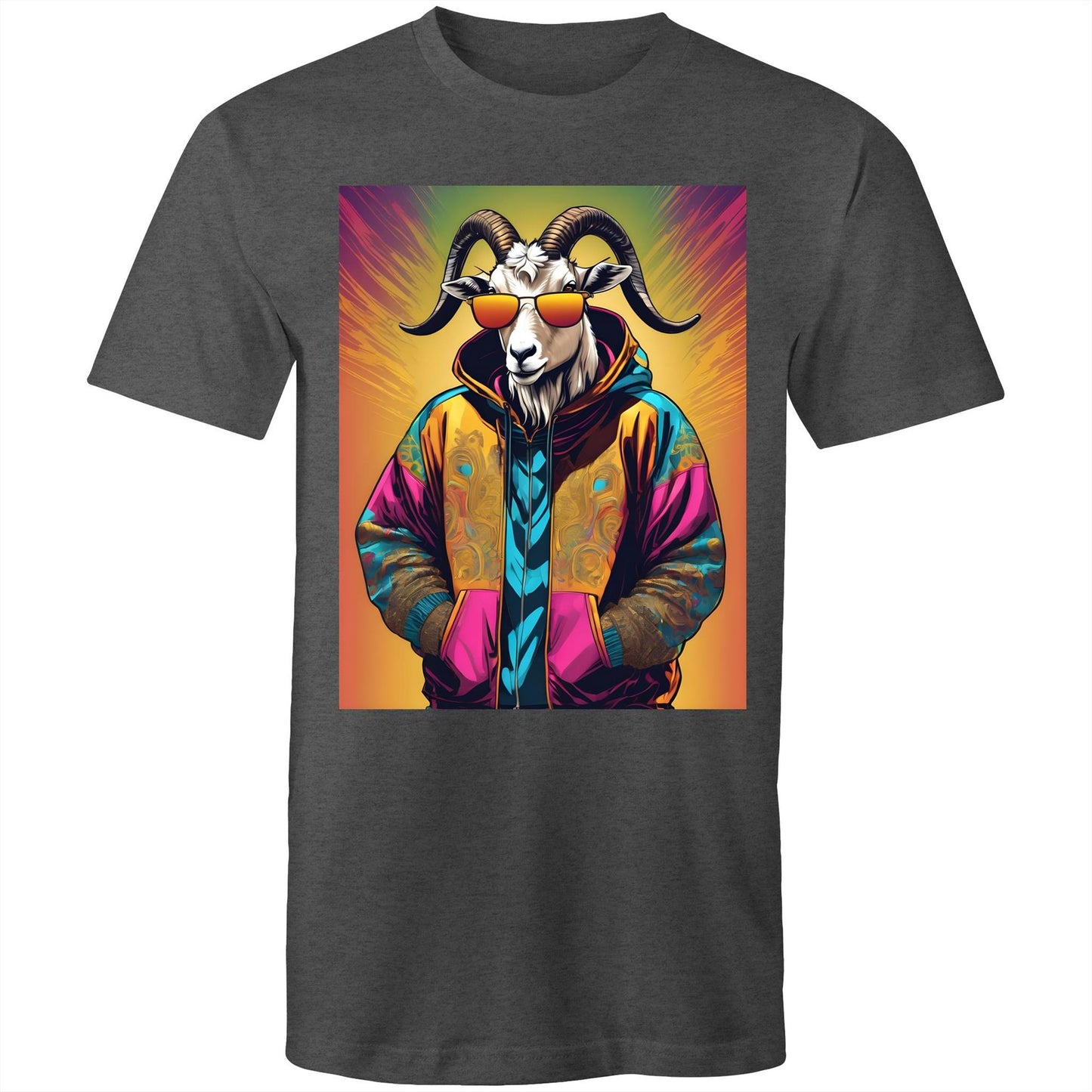 Goat In Hoodie - Mens T-Shirt