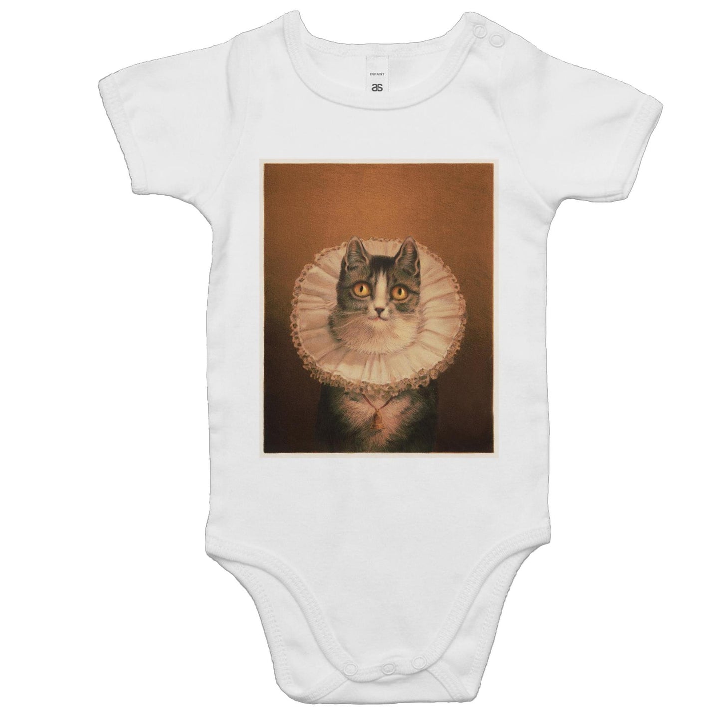 The Widow Cat by Frederick Dielman - Baby Onesie Romper