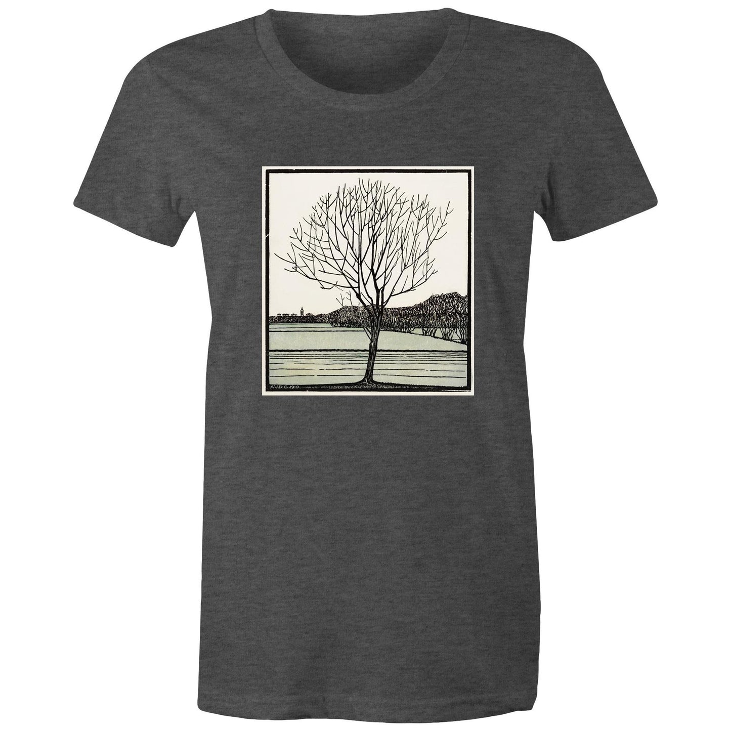 Bald Tree by Julie de Graag - Women's Tee