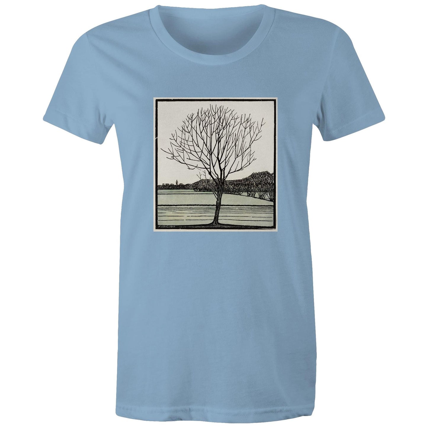 Bald Tree by Julie de Graag - Women's Tee