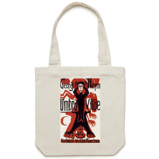 Shadow of Life by Ernst Ludwig Kirchner & Kurt Wolff - Canvas Tote Bag