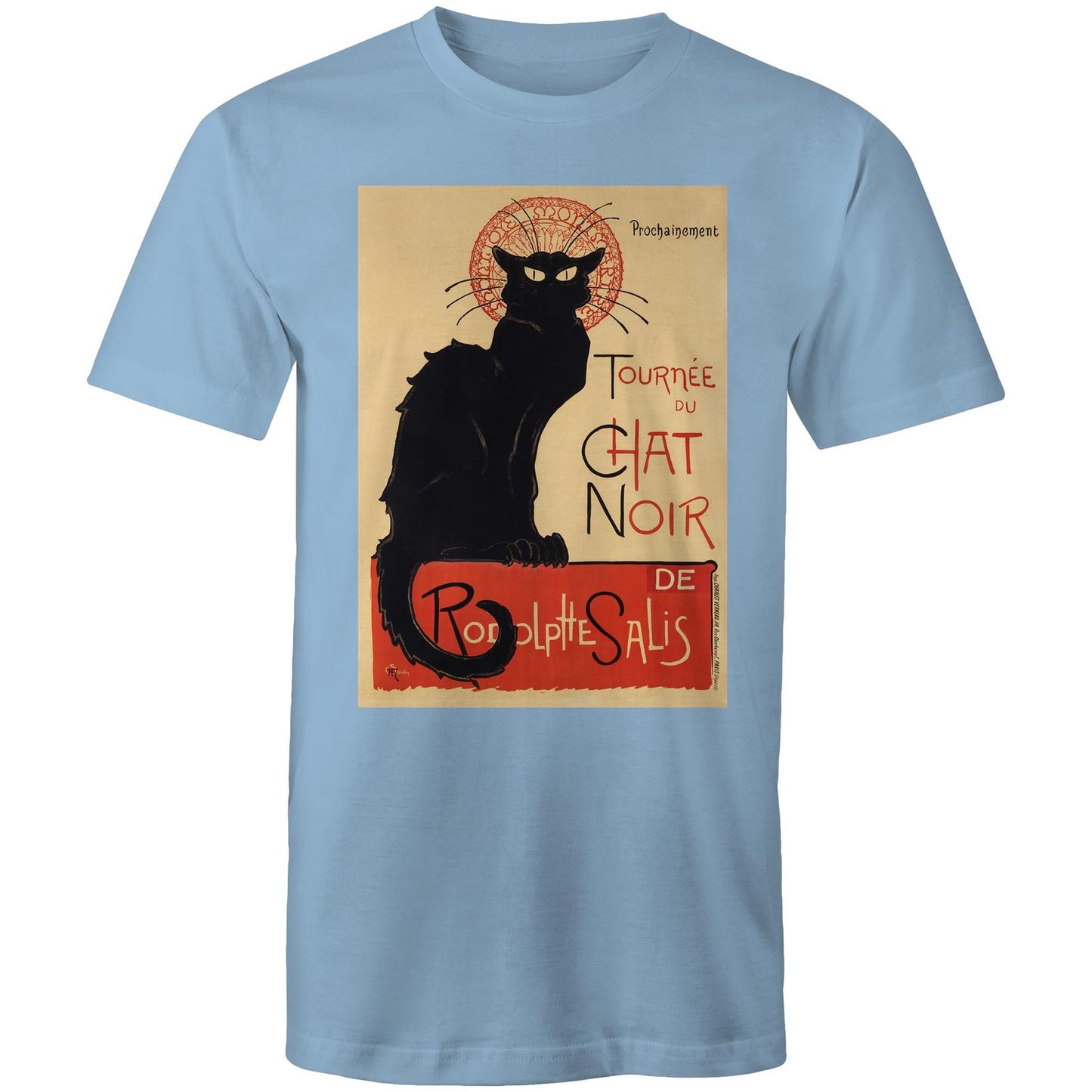 Tournée du Chat Noir by Théophile Alexandre Steinlen - Mens T-Shirt