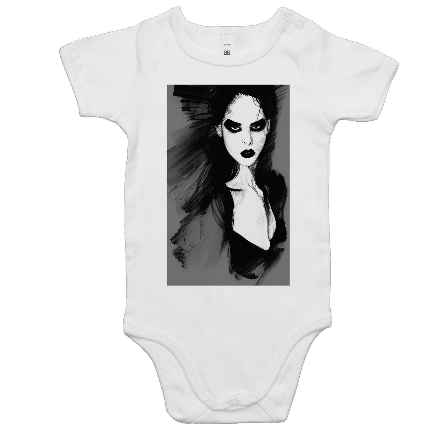 Gothic Queen III - Baby Onesie Romper