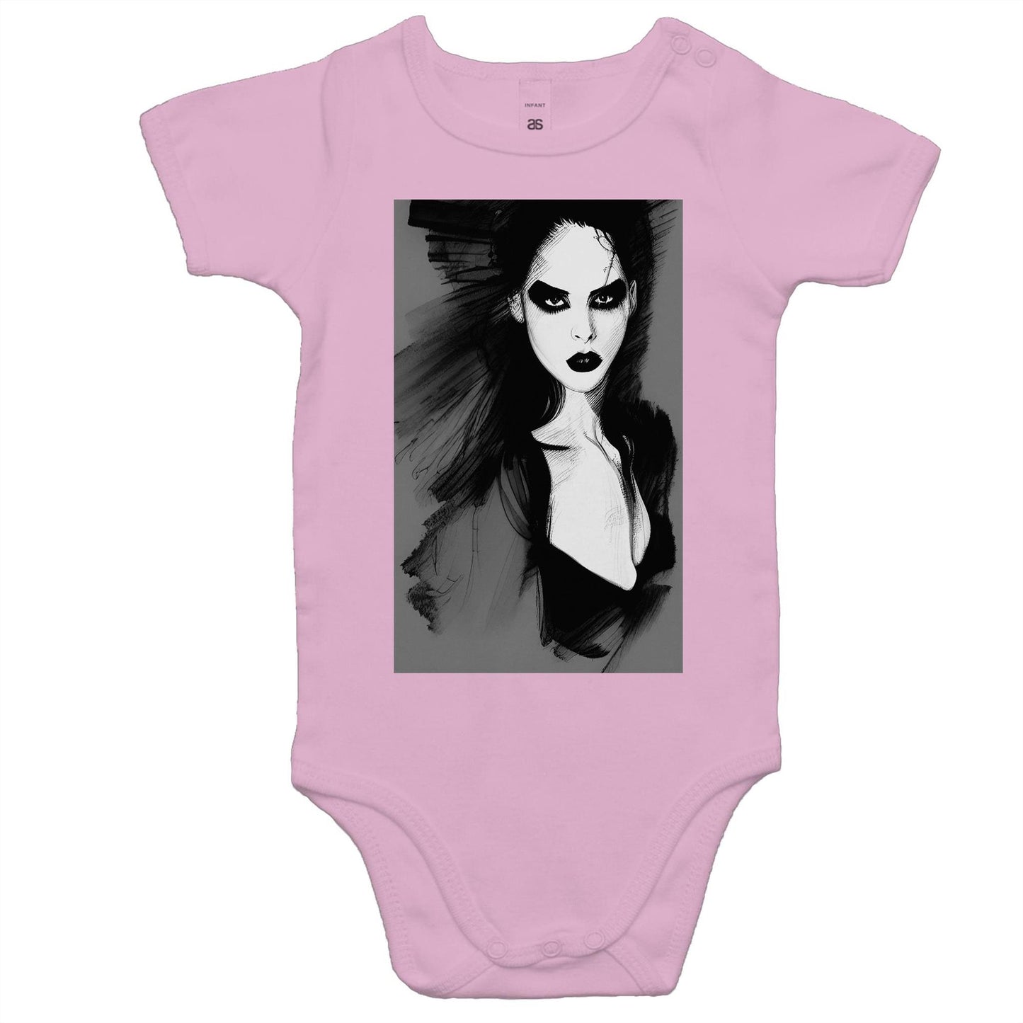 Gothic Queen III - Baby Onesie Romper