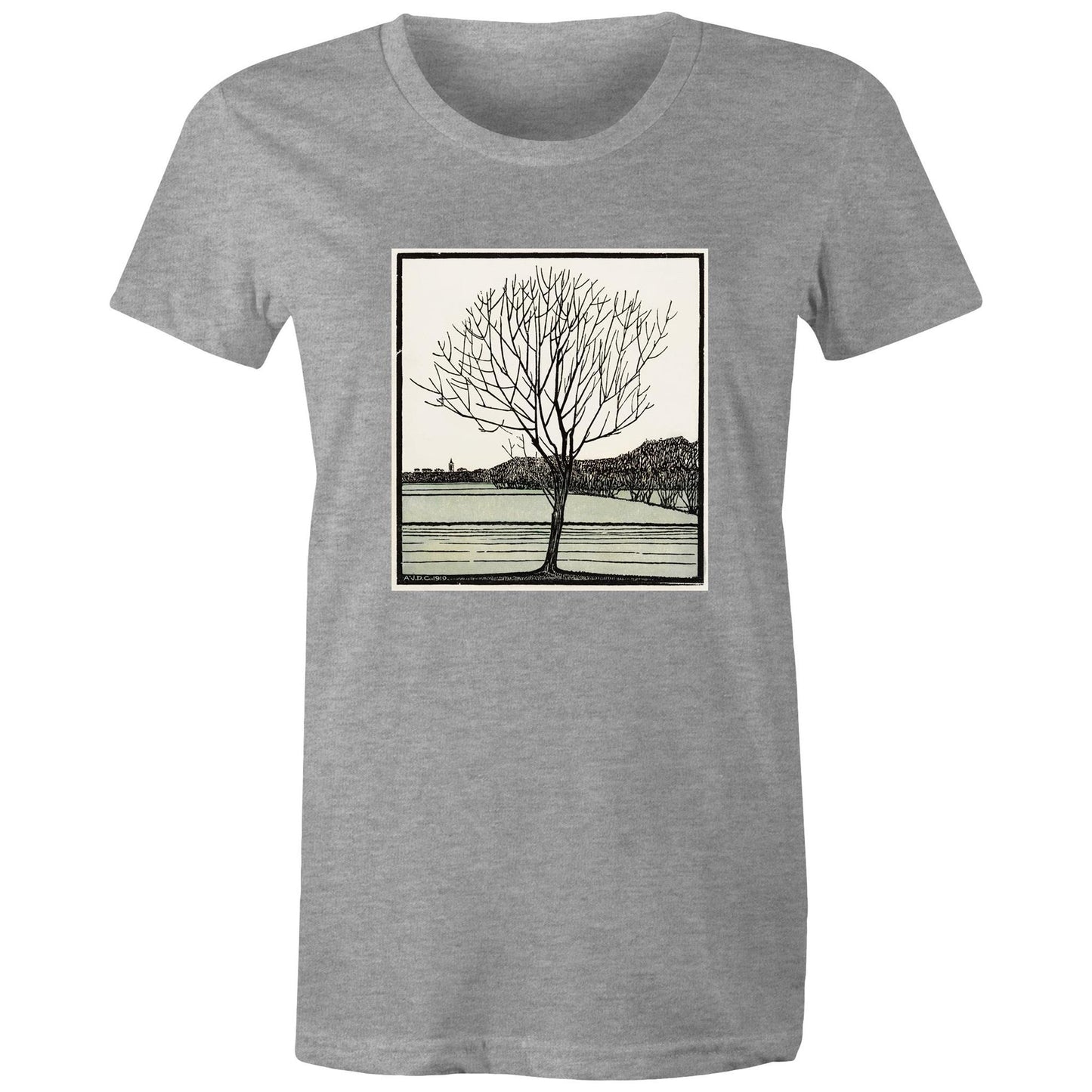 Bald Tree by Julie de Graag - Women's Tee