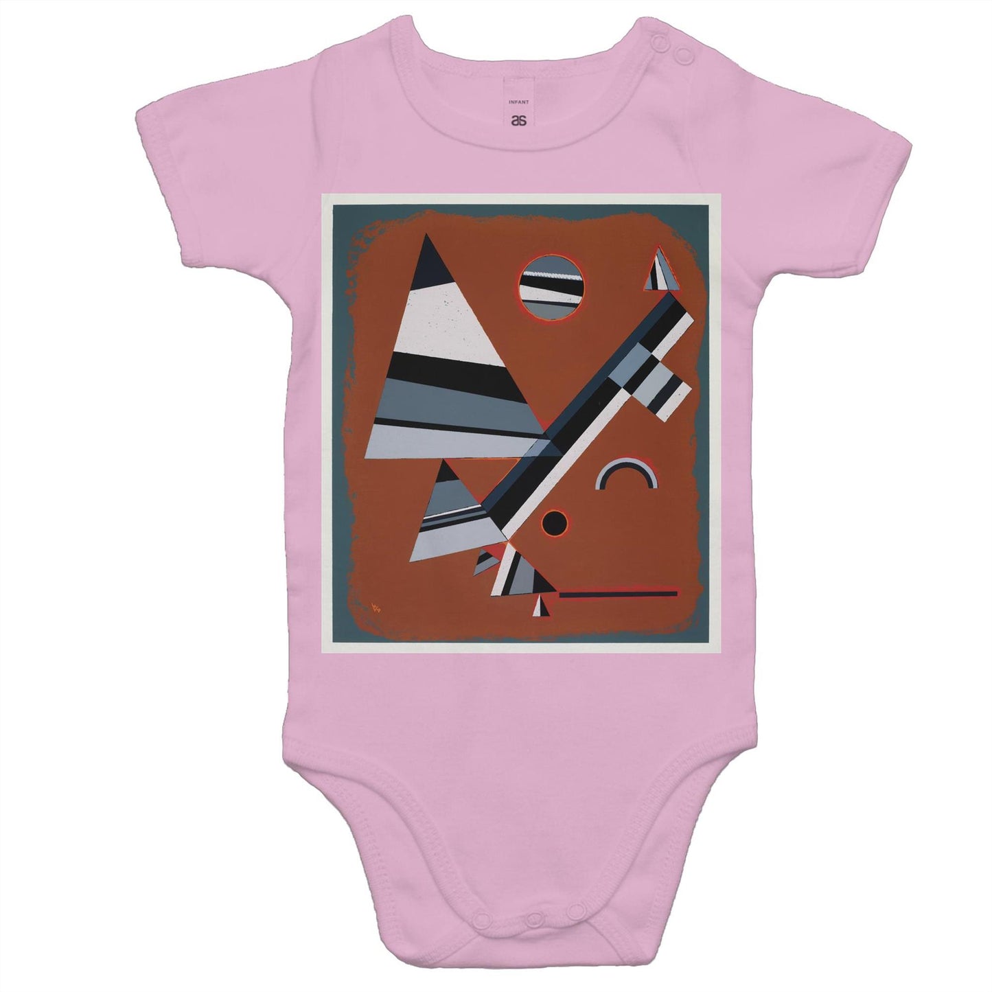 Gris by Wassily Kandinsky - Baby Onesie Romper